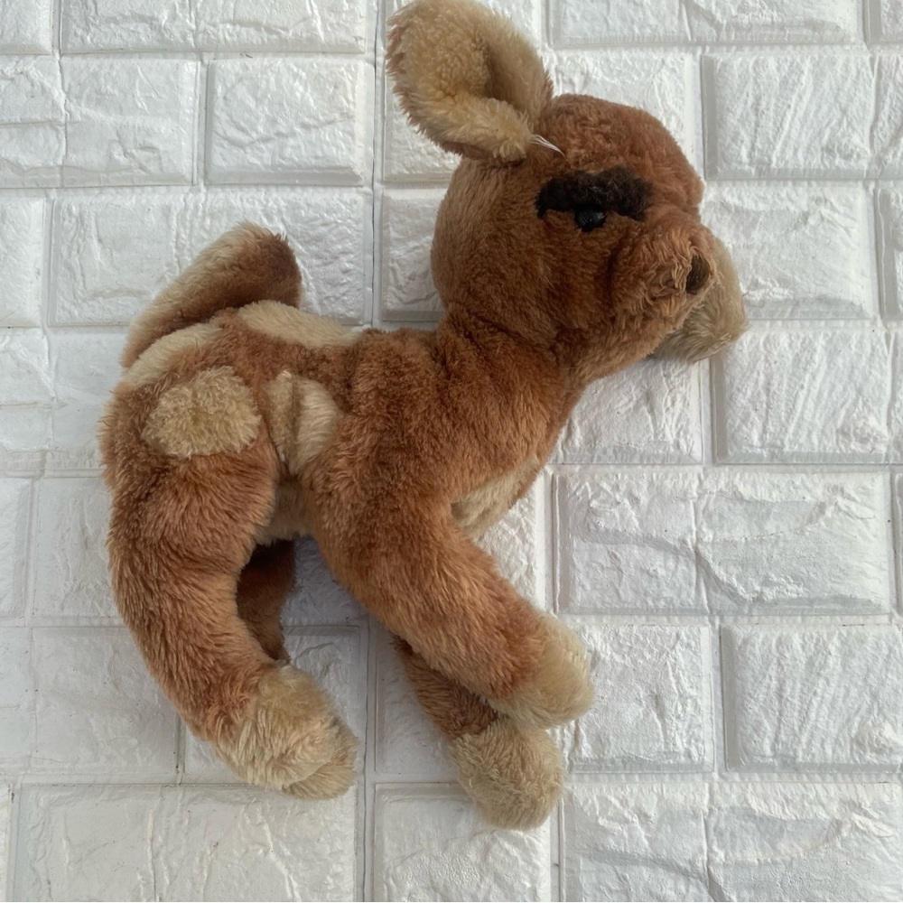 Vintage Kamar Deer Doe Fawn Stuffed Animal Plush Toy